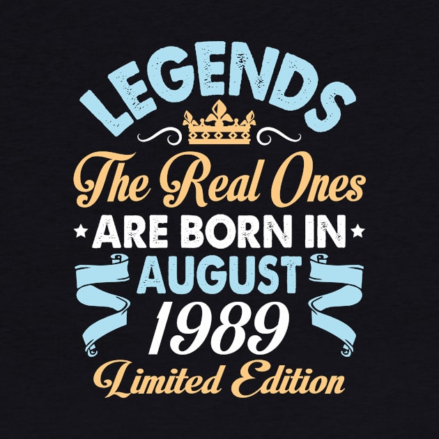 Legends The Real Ones Are Born In August 1979 Happy Birthday 41 Years Old Limited Edition by bakhanh123